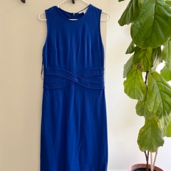 DVF Diane Von Frustenberg Royal Blue Dress (NWT) - Picture 1 of 5